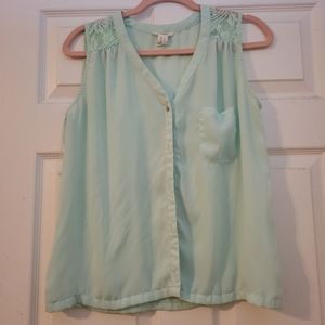 Blue Lightweight Blouse